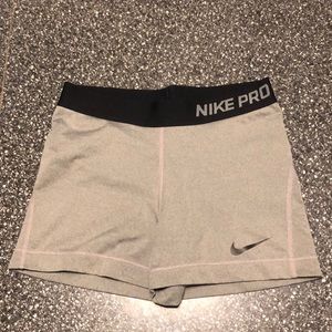 Nike Spandex Grey Shorts